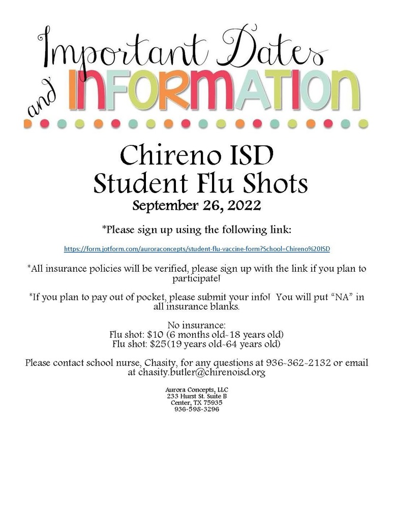 Student Flu Shots