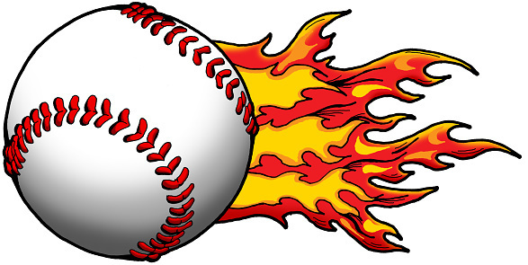 Flaming Baseball