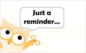 friendly reminder